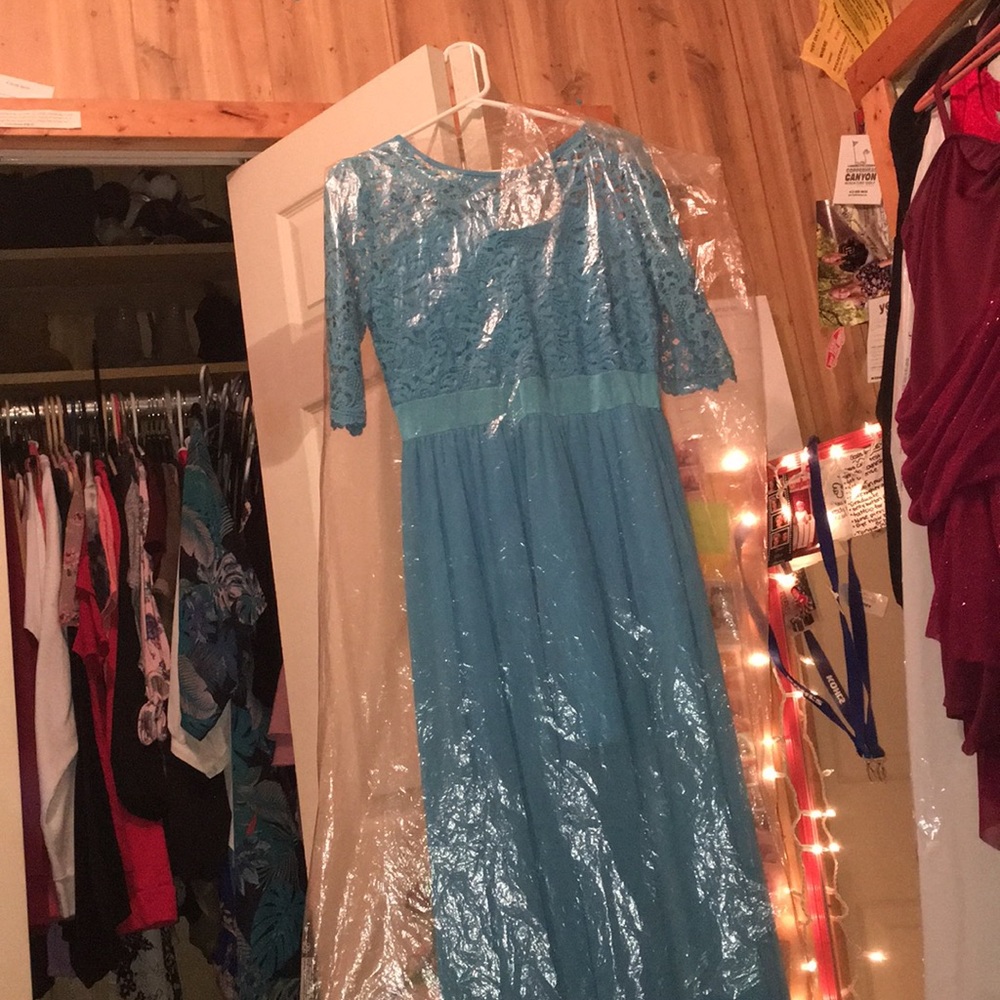 Light blue formal dress
